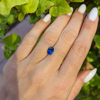 1.22 Ct. Blue Sapphire from Ceylon (Sri Lanka) Life Style