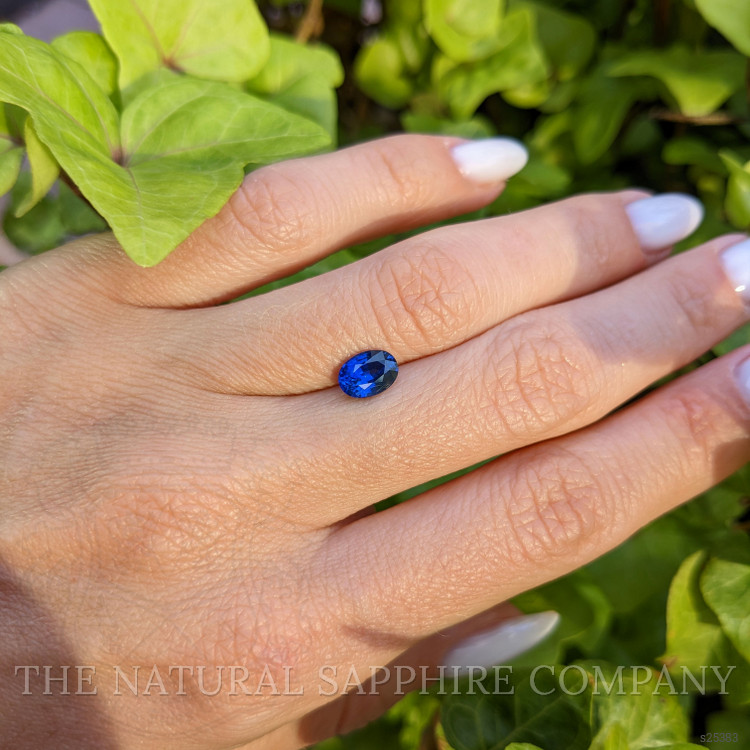 1.22 Ct. Blue Sapphire from Ceylon (Sri Lanka)