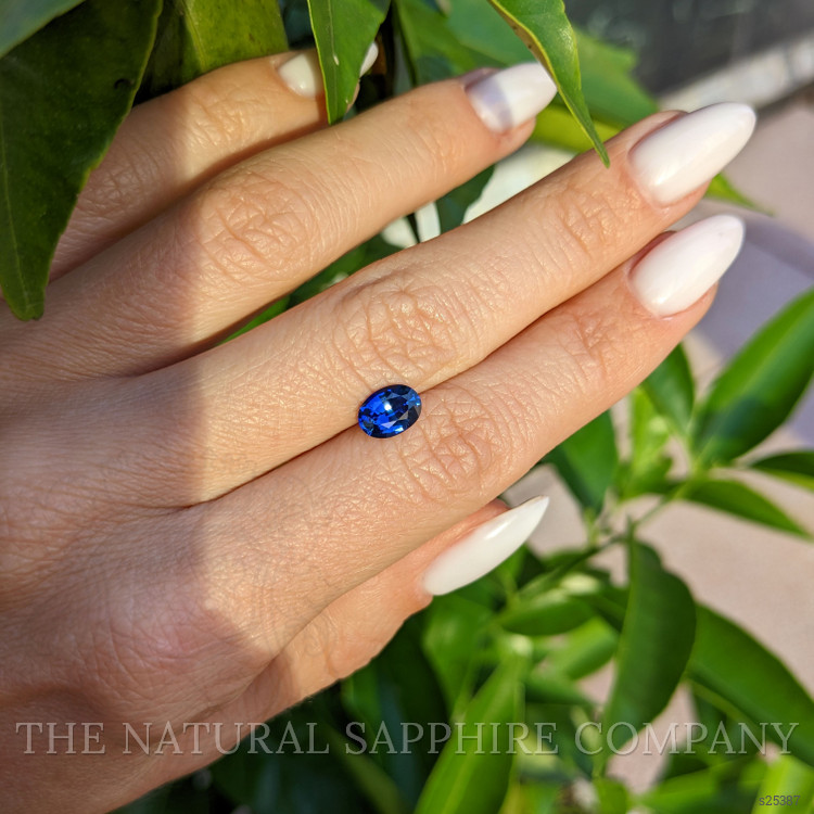 1.11 Ct. Blue Sapphire from Ceylon (Sri Lanka)