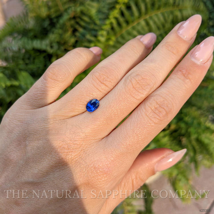 1.08 Ct. Blue Sapphire from Ceylon (Sri Lanka)