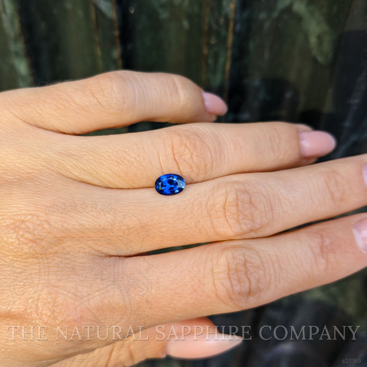 0.94 Ct. Blue Sapphire from Ceylon (Sri Lanka)