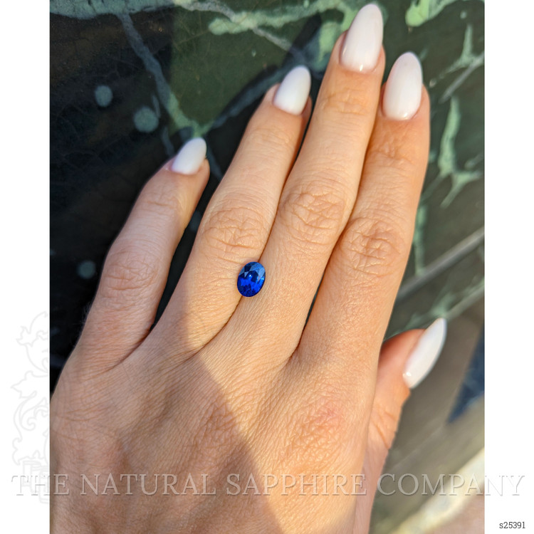 1.34 Ct. Blue Sapphire from Ceylon (Sri Lanka)