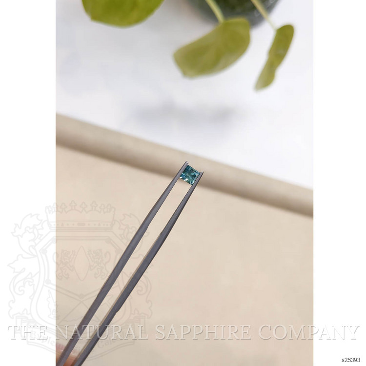0.52 Ct. Greenish Blue Sapphire from Montana