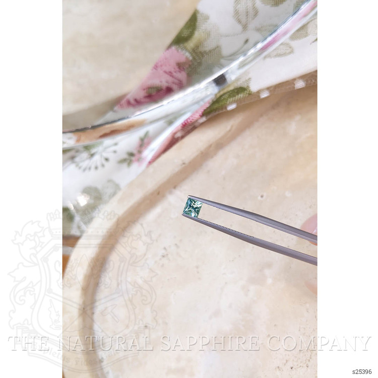 0.66 Ct. Greenish Blue Sapphire from Montana