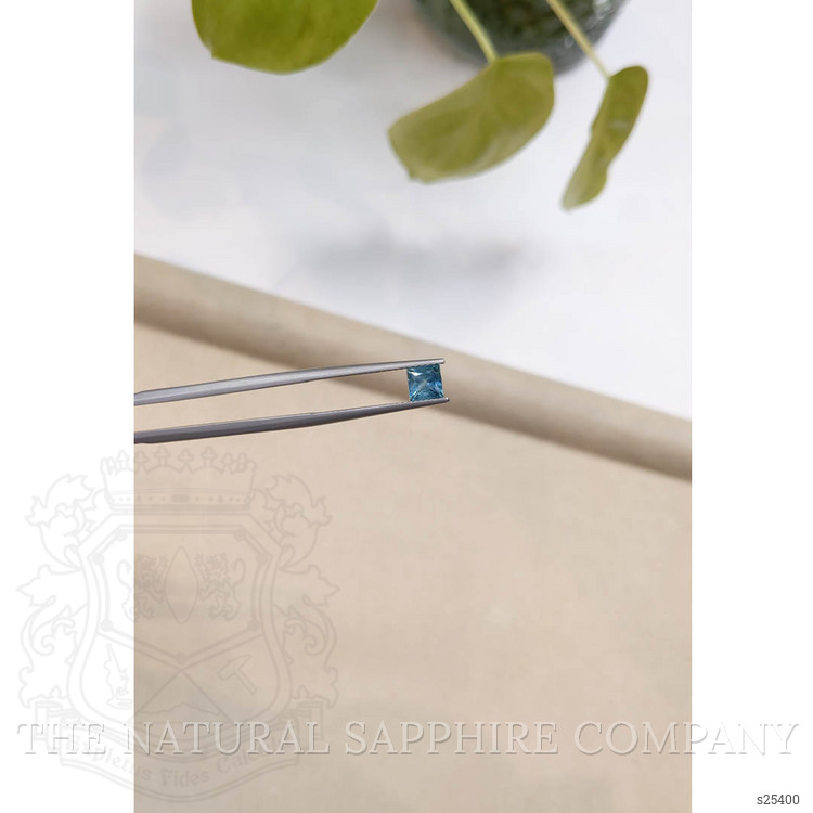 0.82 Ct. Greenish Blue Sapphire from Montana