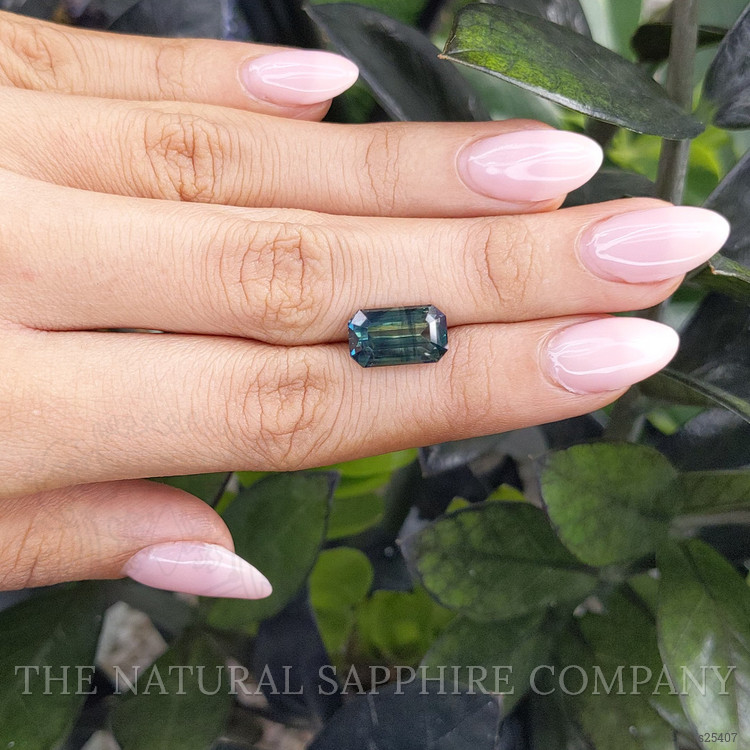 6.05 Ct. Bluish Green Sapphire from Madagascar