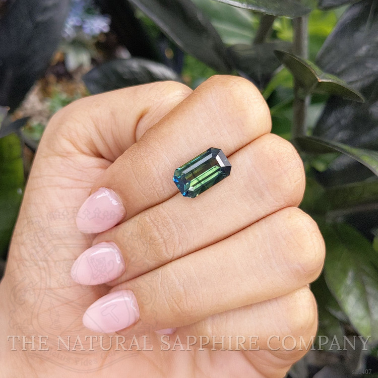 6.05 Ct. Bluish Green Sapphire from Madagascar