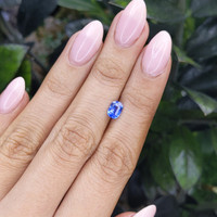 1.13 Ct. Blue Sapphire from Ceylon (Sri Lanka) Life Style