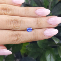 1.13 Ct. Blue Sapphire from Ceylon (Sri Lanka) Life Style