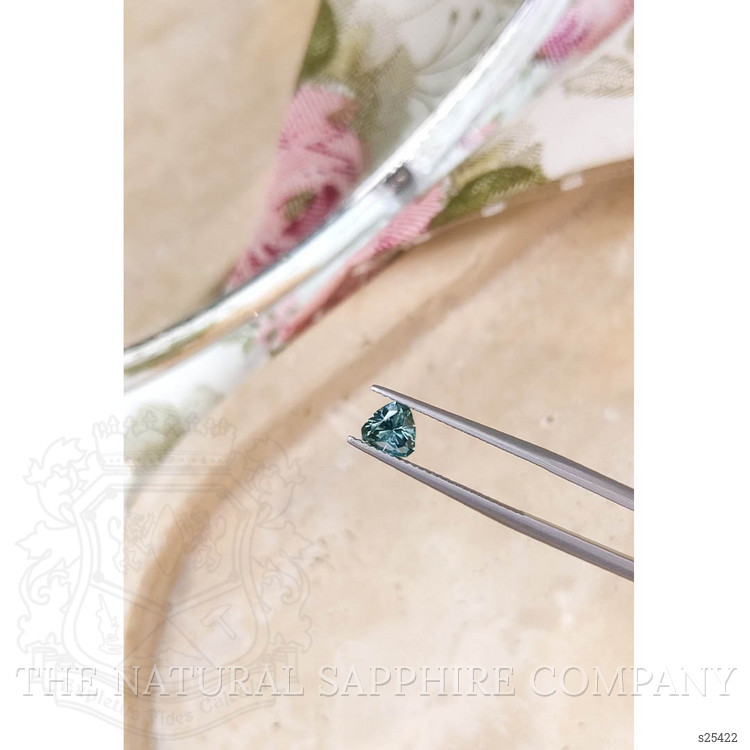 0.89 Ct. Greenish Blue Sapphire from Montana