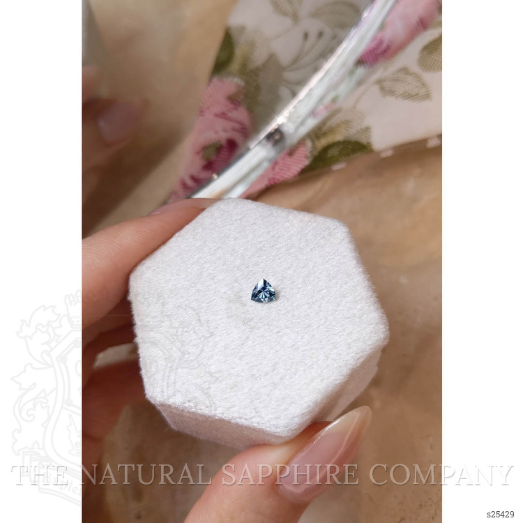 0.31 Ct. Greenish Blue Sapphire from Montana