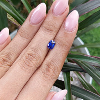 1.05 Ct. Blue Sapphire from Ceylon (Sri Lanka) Life Style