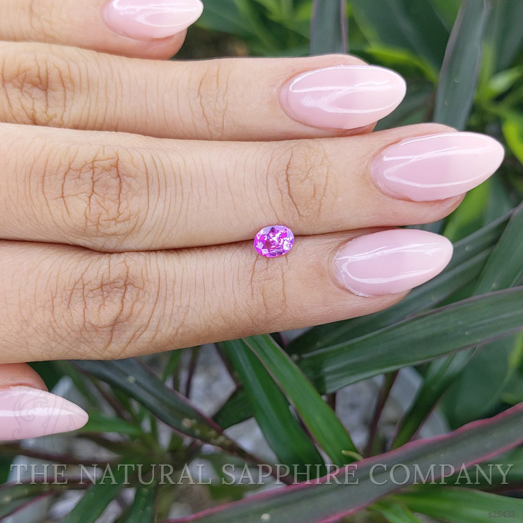 0.55 Ct. Purplish Pink Sapphire from Madagascar