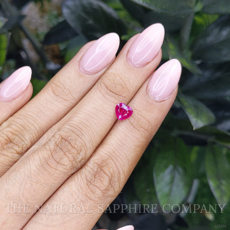 0.85 Ct. Reddish Pink Sapphire from Madagascar