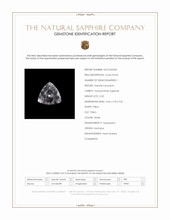 0.50 Ct. White Sapphire from Montana Scan Report