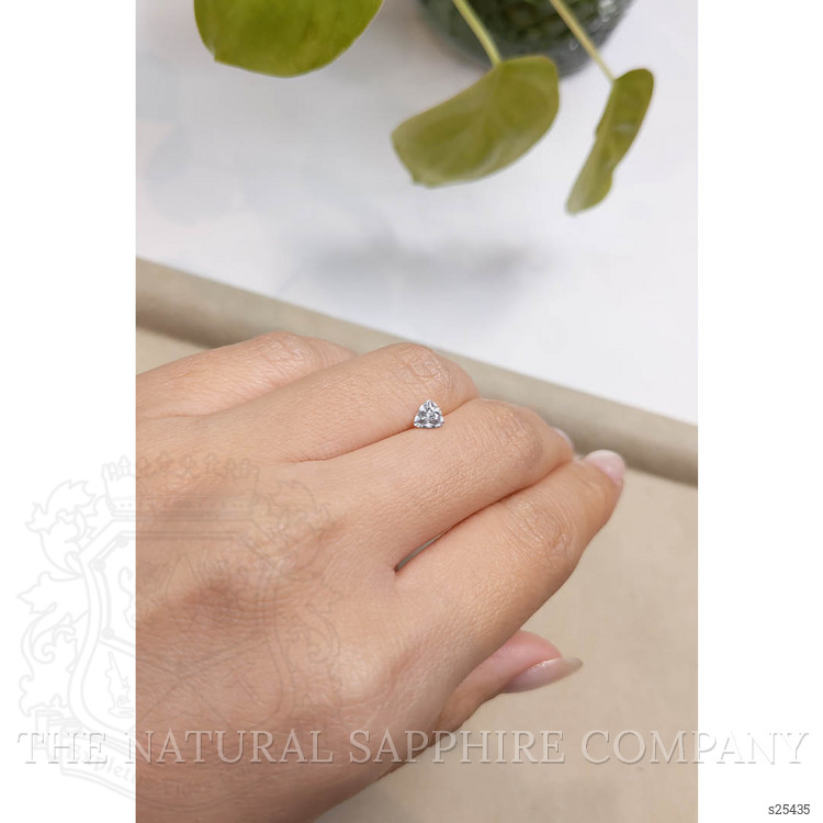 0.50 Ct. White Sapphire from Montana