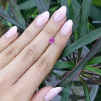 0.66 Ct. Pink Sapphire from Madagascar Life Style