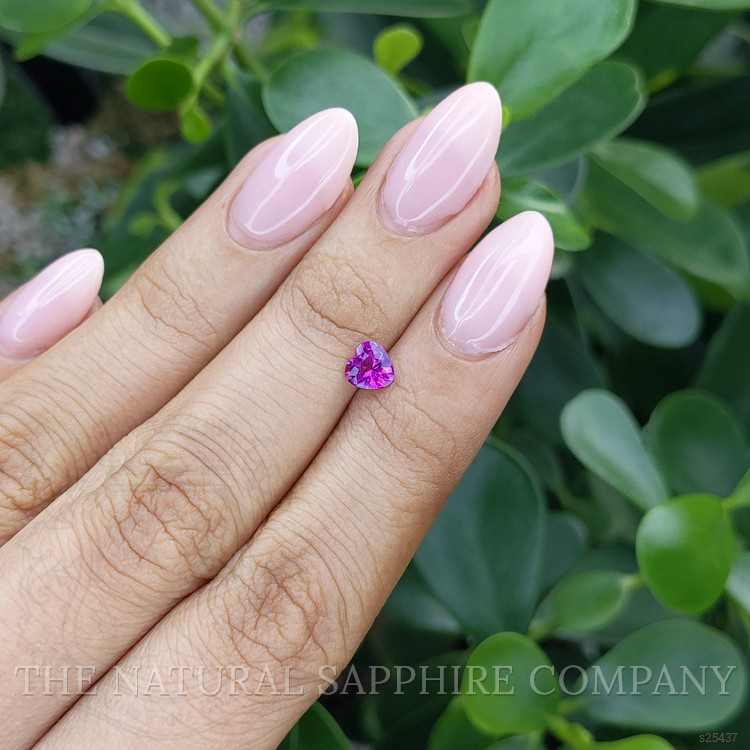 0.64 Ct. Pinkish Purple Sapphire from Madagascar