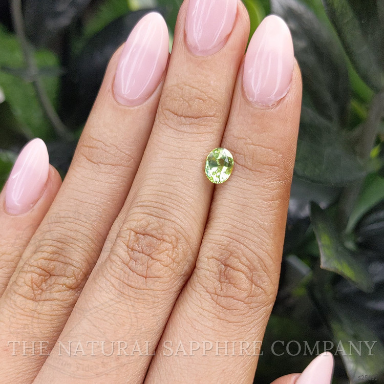 1.20 Ct. Yellowish Green Sapphire from Madagascar