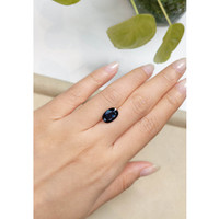 3.83 Ct. Blue Sapphire from Australia Life Style