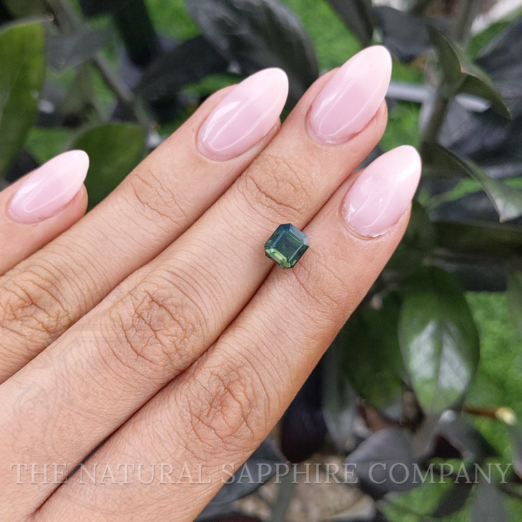 2.04 Ct. Bluish Green Sapphire from Madagascar