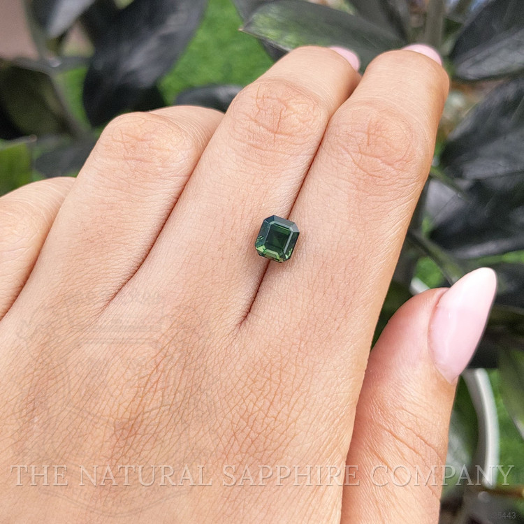 2.04 Ct. Bluish Green Sapphire from Madagascar