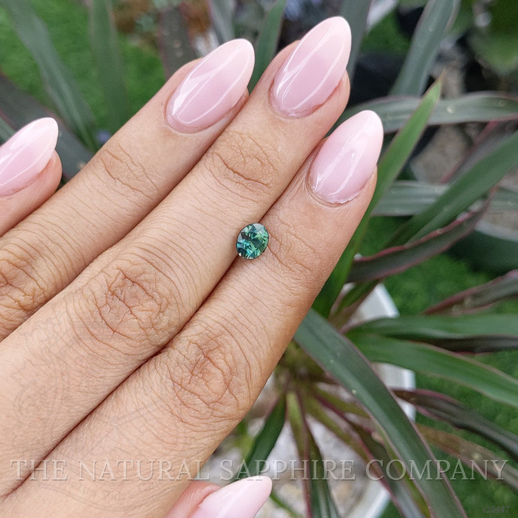 1.10 Ct. Bluish Green Sapphire from Madagascar