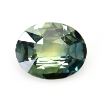 1.06 Ct. Bluish Green Sapphire from Madagascar Video