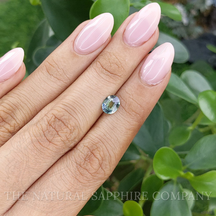 1.06 Ct. Bluish Green Sapphire from Madagascar