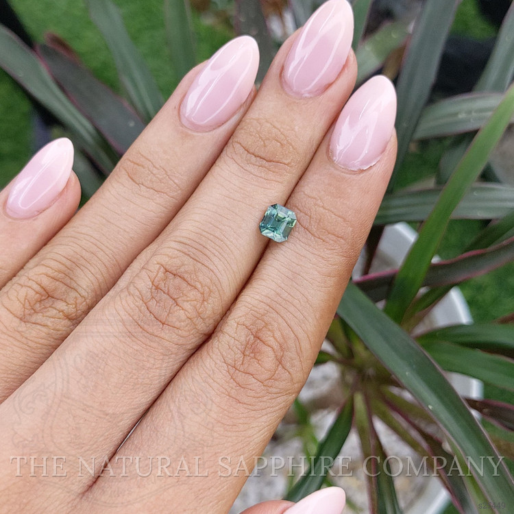 1.14 Ct. Bluish Green Sapphire from Madagascar