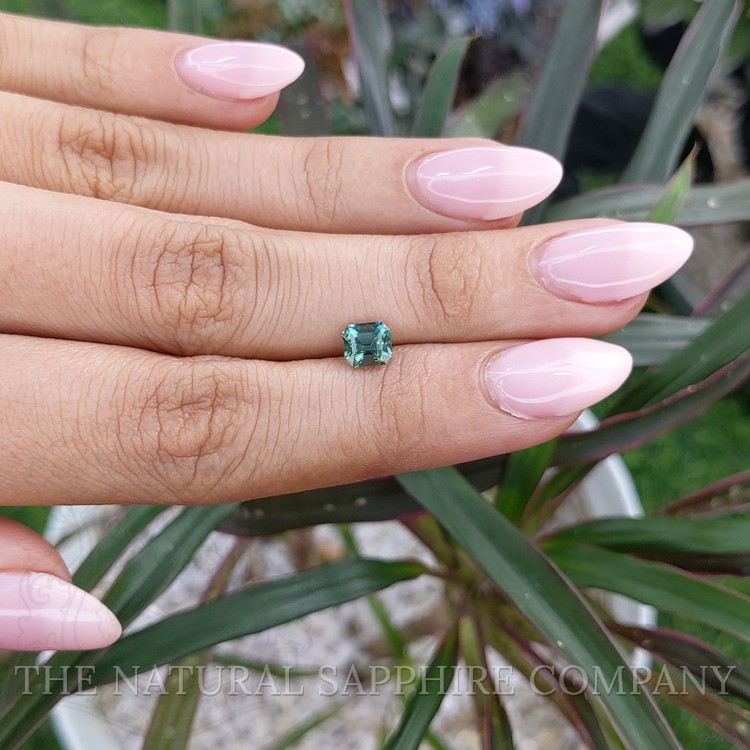 1.14 Ct. Bluish Green Sapphire from Madagascar