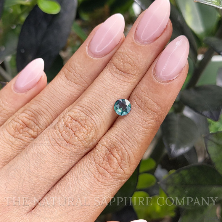 1.00 Ct. Greenish Blue Sapphire from Madagascar