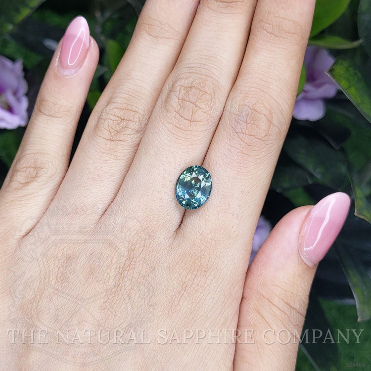 5.16 Ct. Bluish Green Sapphire from Tanzania