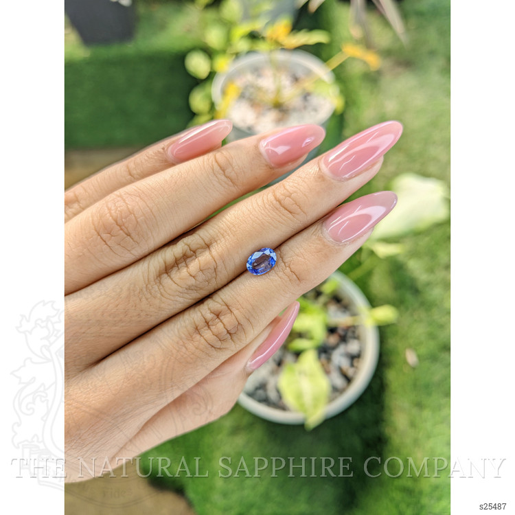 1.03 Ct. Blue Sapphire from Ceylon (Sri Lanka)