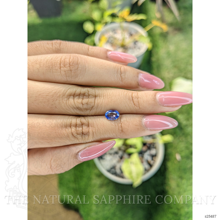 1.03 Ct. Blue Sapphire from Ceylon (Sri Lanka)