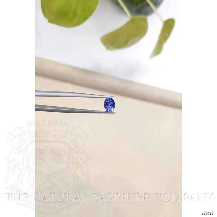 1.38 Ct. Purplish Blue Sapphire from Ceylon (Sri Lanka)