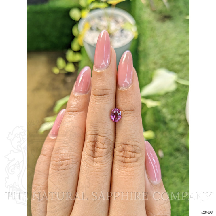 1.09 Ct. Purplish Pink Sapphire from Ceylon (Sri Lanka)