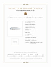 2.71 Ct. Blue Sapphire Crystal from Ceylon (Sri Lanka) Scan Report