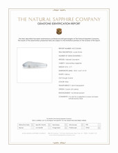 2.71 Ct. Blue Sapphire Crystal from Ceylon (Sri Lanka) Scan Report
