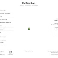 3.35 Ct. Yellowish Green Sapphire from Ceylon (Sri Lanka) Scan Report