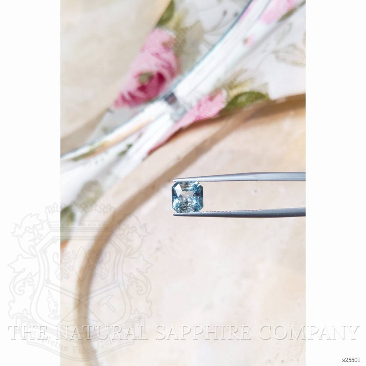 2.75 Ct. Greenish Blue Sapphire from Ceylon (Sri Lanka)
