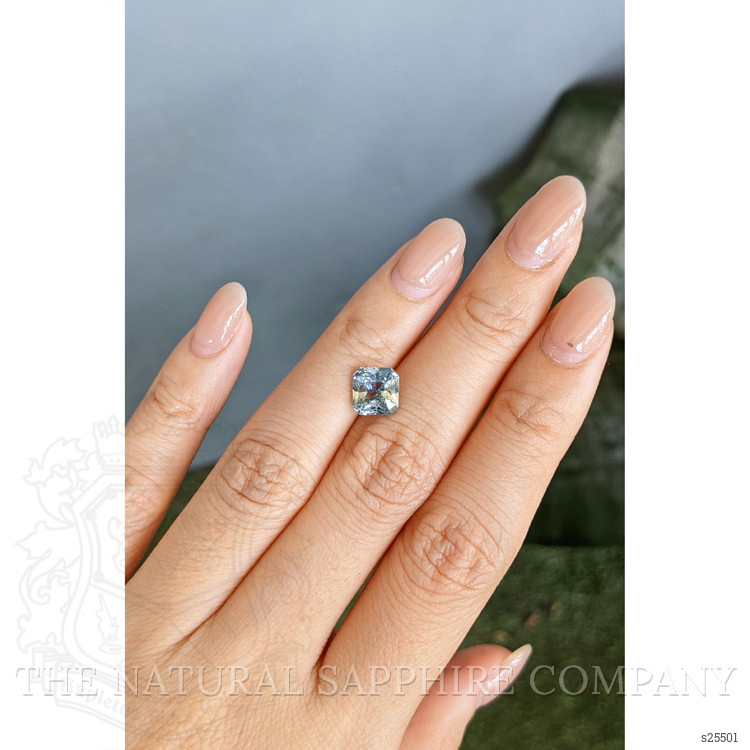 2.75 Ct. Greenish Blue Sapphire from Ceylon (Sri Lanka)