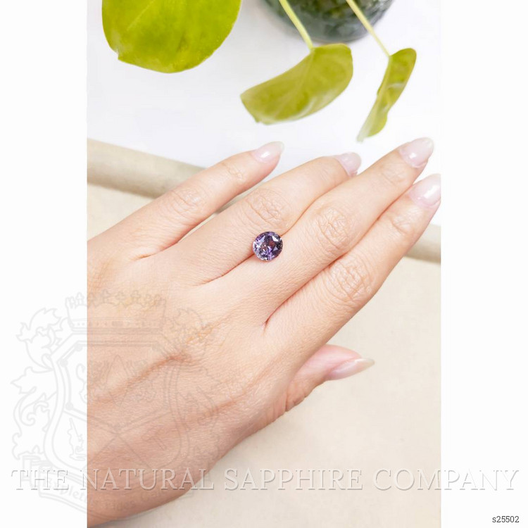 2.59 Ct. Purple Sapphire from Ceylon (Sri Lanka)