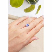 2.21 Ct. Blue Sapphire from Ceylon (Sri Lanka) Life Style