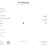 4.27 Ct. Greenish Blue Sapphire from Ceylon (Sri Lanka) Scan Report