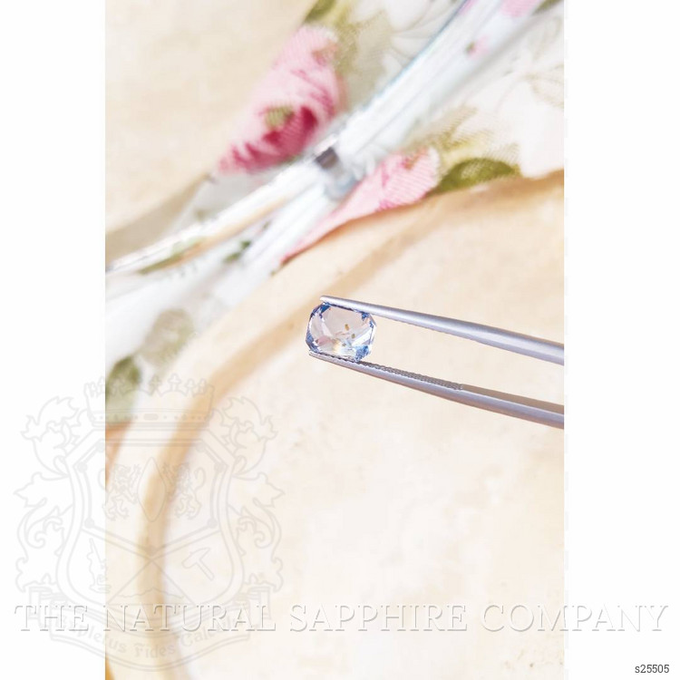 4.27 Ct. Greenish Blue Sapphire from Ceylon (Sri Lanka)