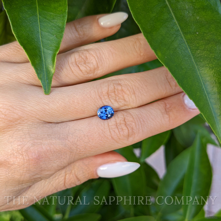 1.27 Ct. Blue Sapphire from Ceylon (Sri Lanka)