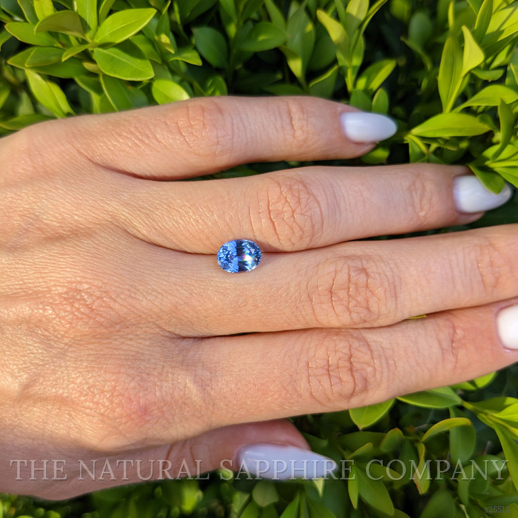 1.68 Ct. Blue Sapphire from Ceylon (Sri Lanka)