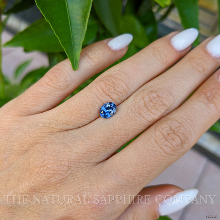 1.11 Ct. Blue Sapphire from Ceylon (Sri Lanka)