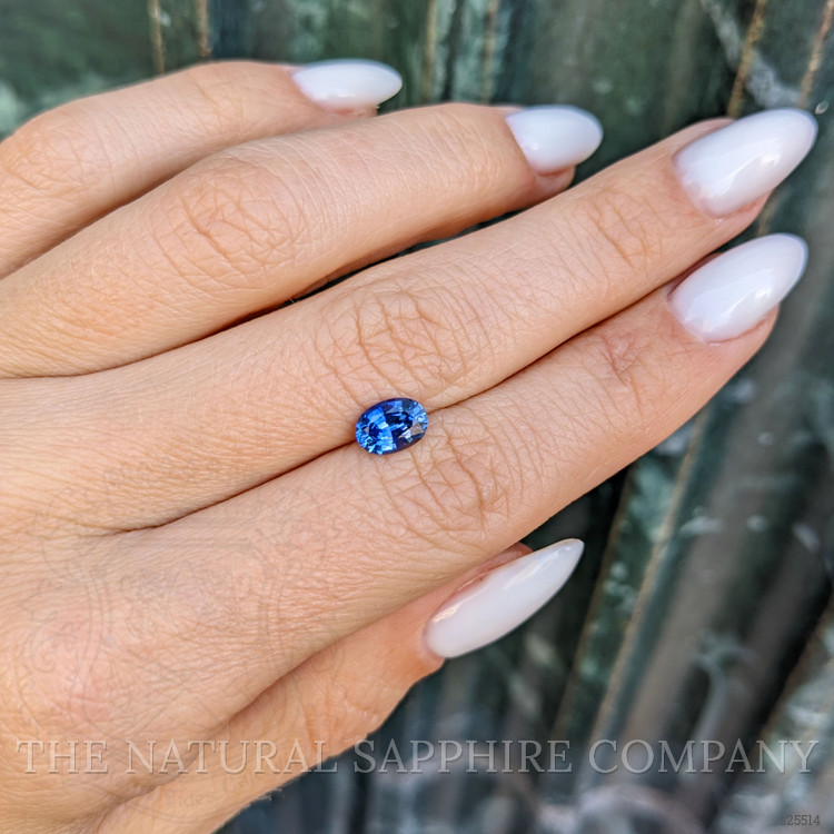 1.06 Ct. Blue Sapphire from Ceylon (Sri Lanka)